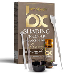 Brows Xpert mixing dish for precise shade blending during touch-ups.
