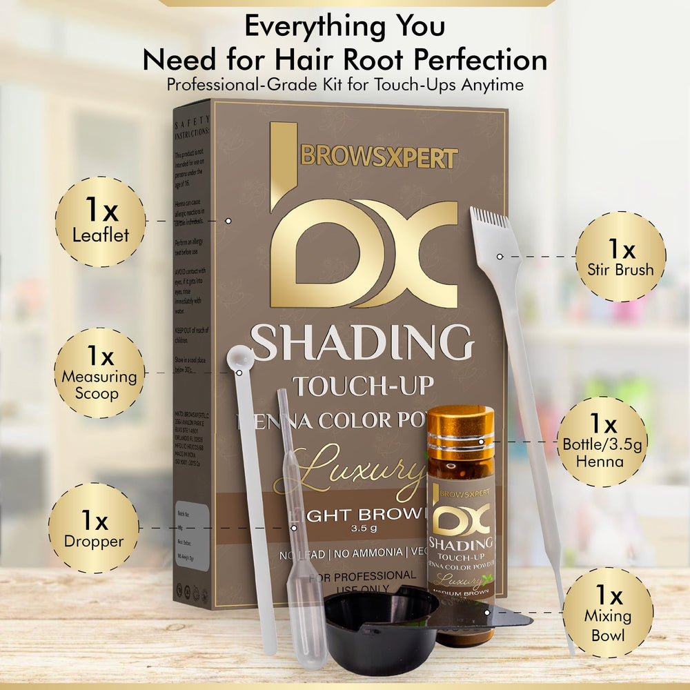 Shading brush for precise, controlled color application
