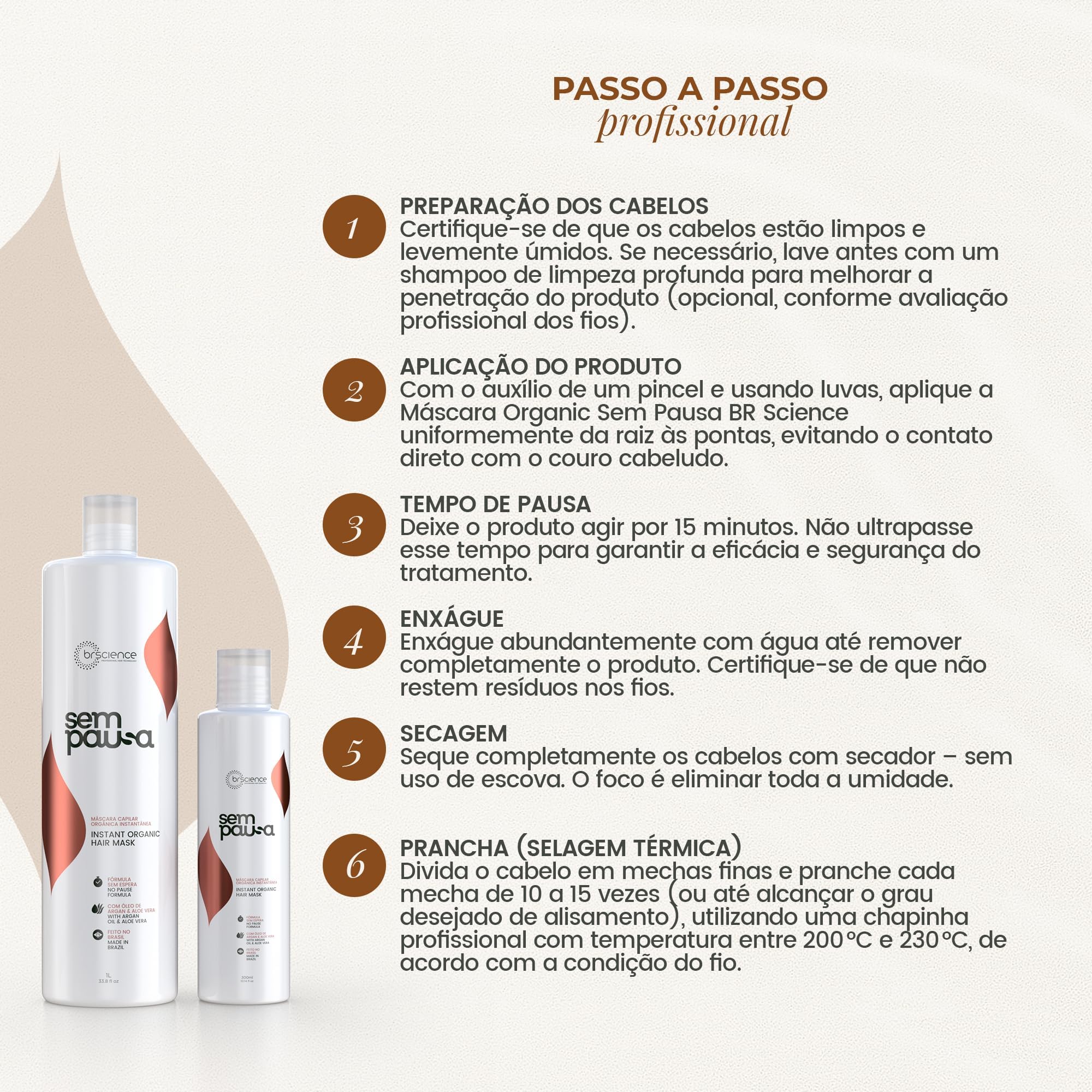 Brscience blow-dryer-hair-drying-step aids smooth salon-ready finishes.