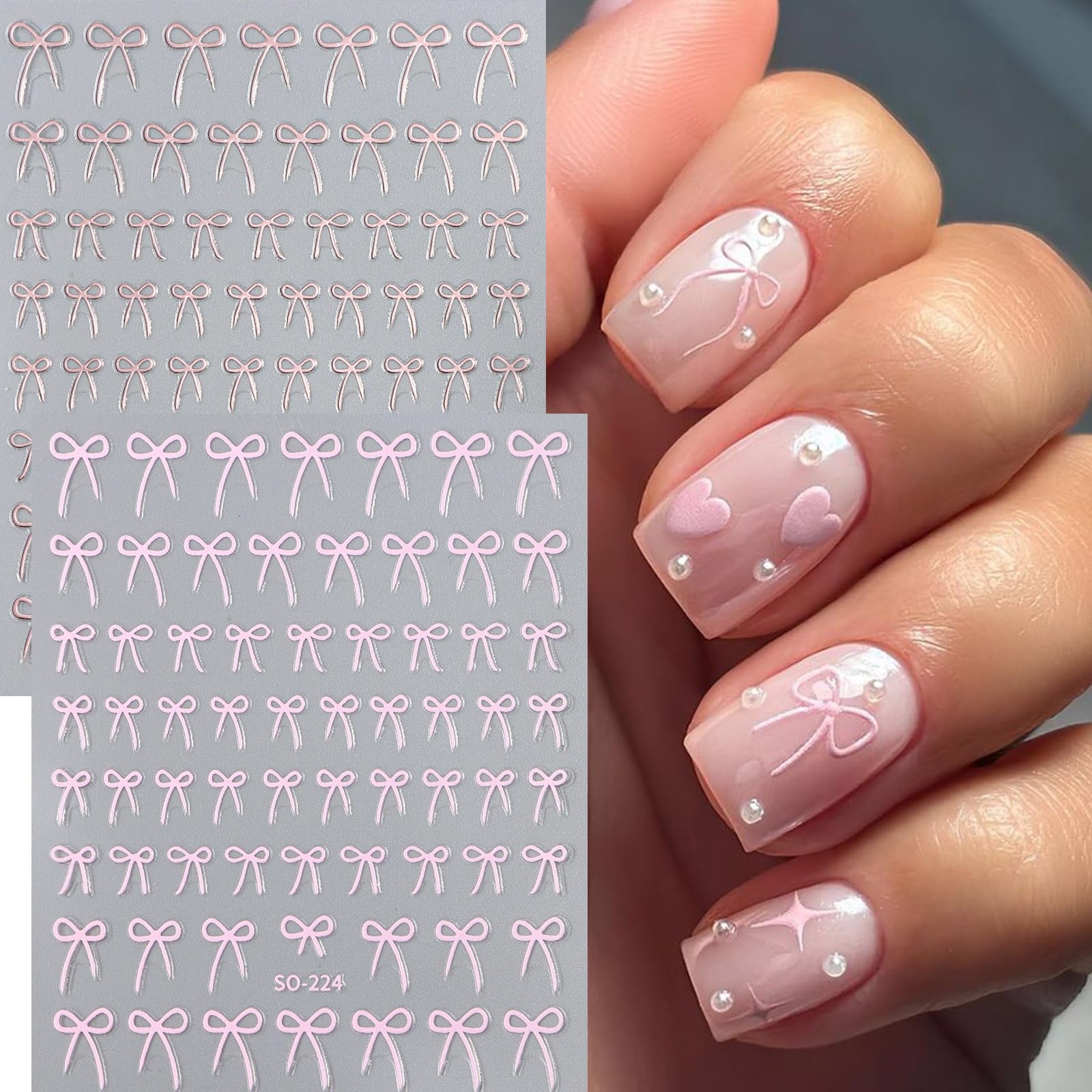Brtavizvy laser glossy finish nail sticker for a premium shine