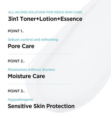 Morning routine shot with BRTC Power Homme applied to the face