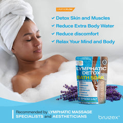 Bruizex Arnica Montana Bath Salts lavender aroma close-up during a bath