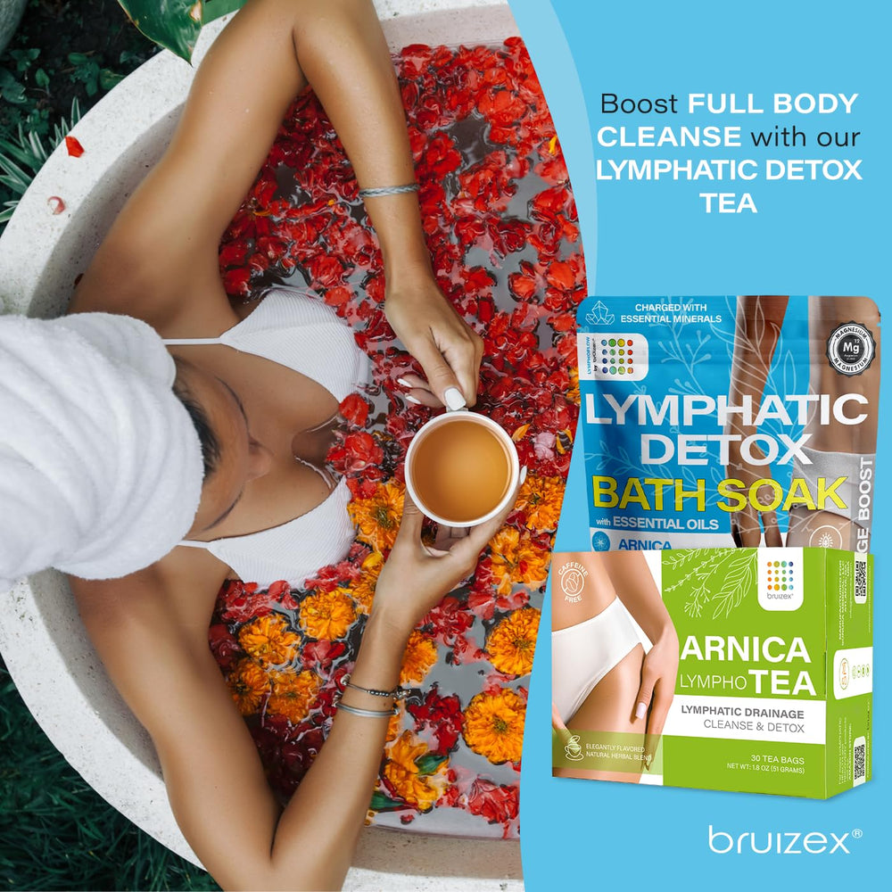 Bruizex Arnica Montana Bath Salts spa scene inviting post activity recovery soak