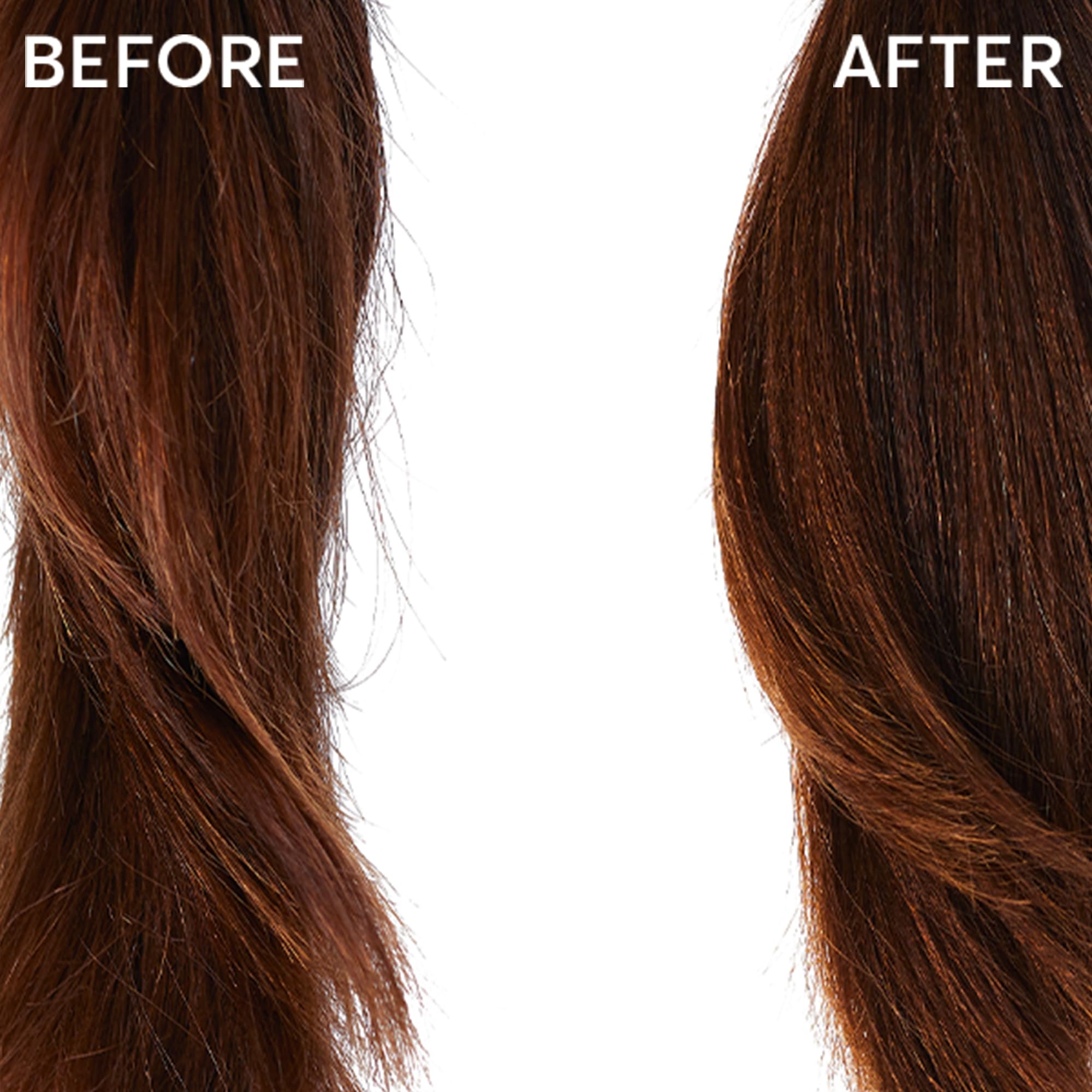 Brunette hair shine after Madison Reed Pura treatment