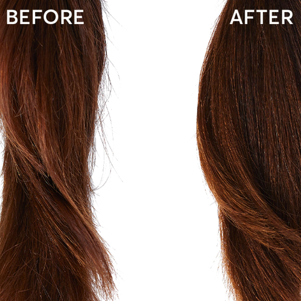 Brunette hair shine after Madison Reed Pura treatment