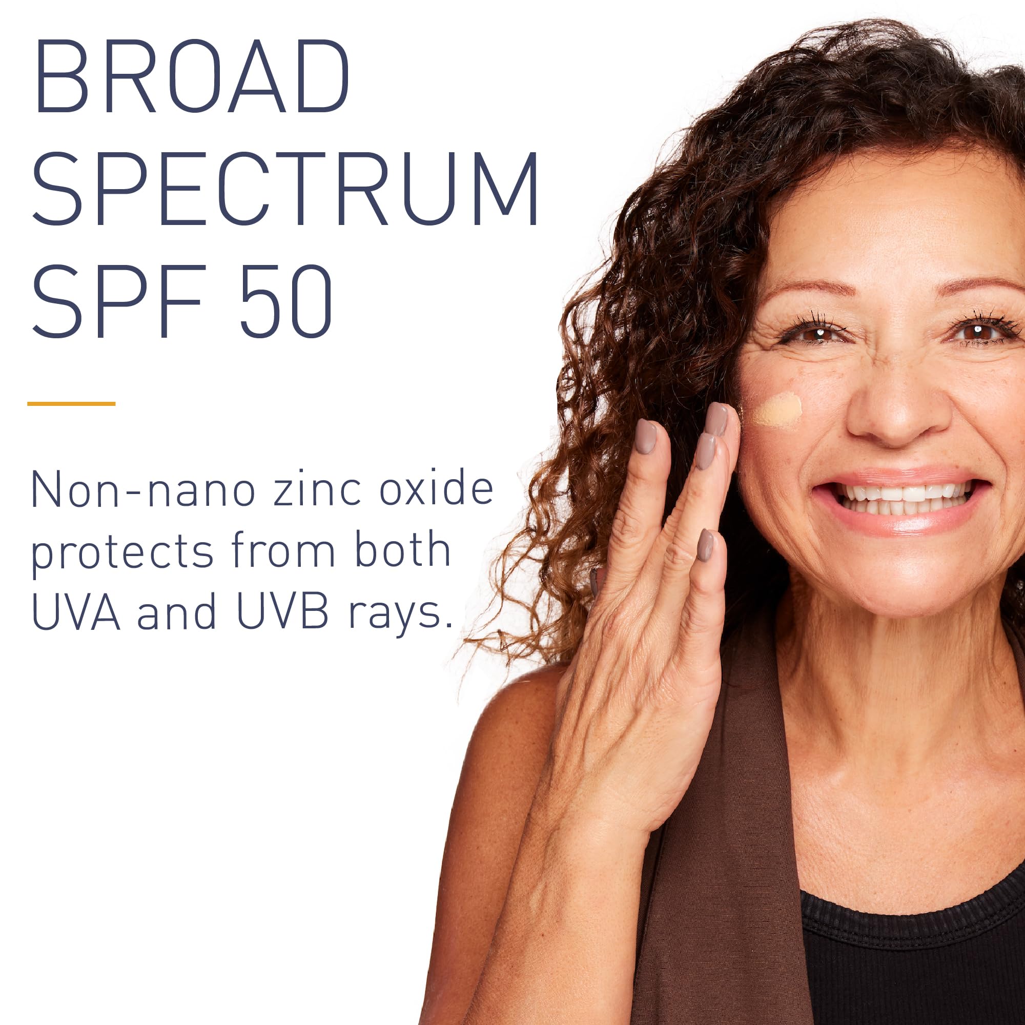 Brush On Block creamy mineral texture close-up suggests lightweight daily use.