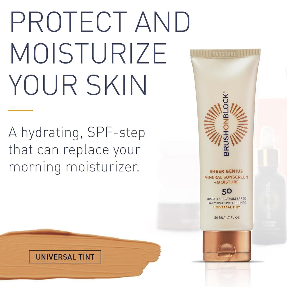 Brush On Block hyaluronic acid hydration close-up highlights lightweight, refreshing feel.