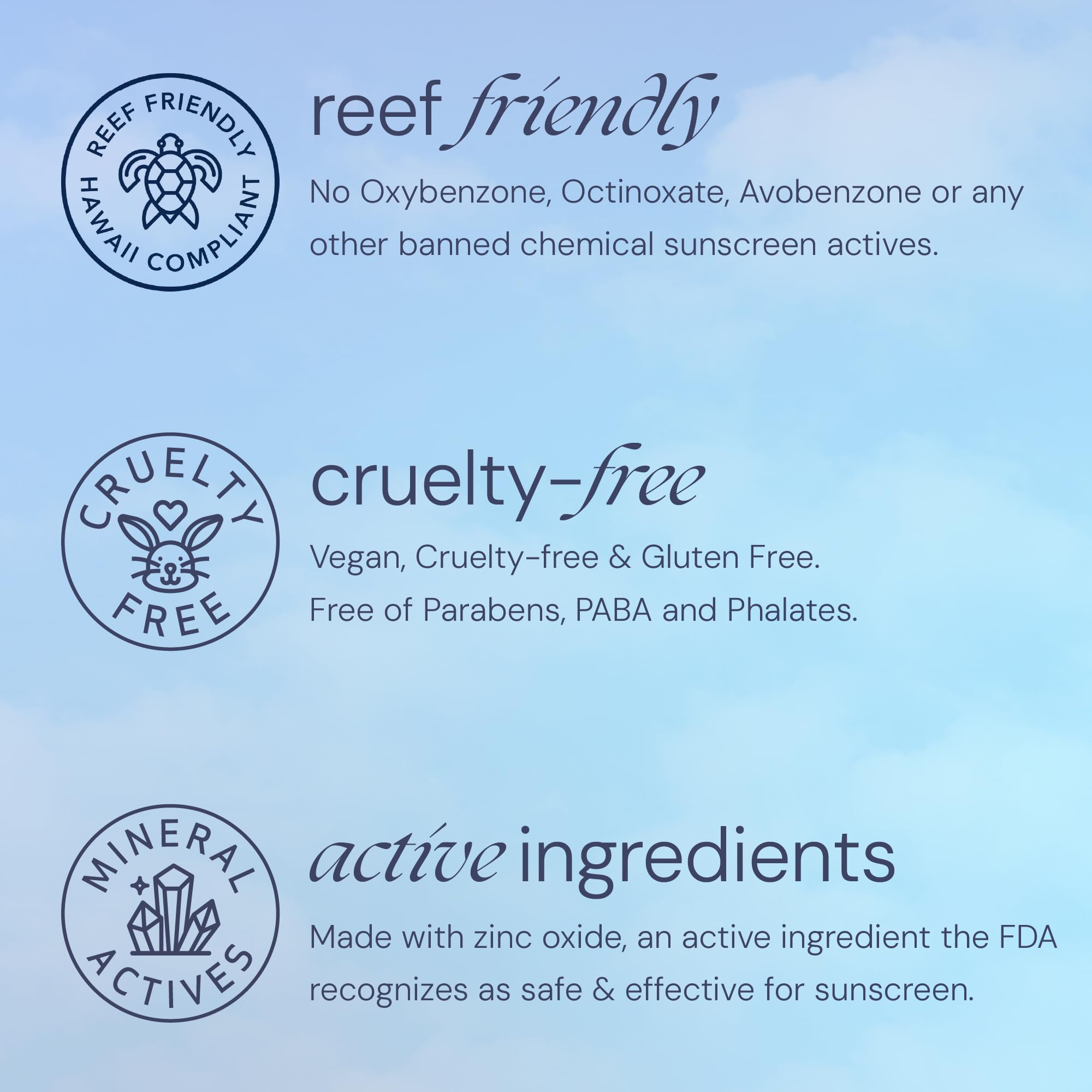 All-natural vegan sunscreen option designed for sensitive or reactive skin.