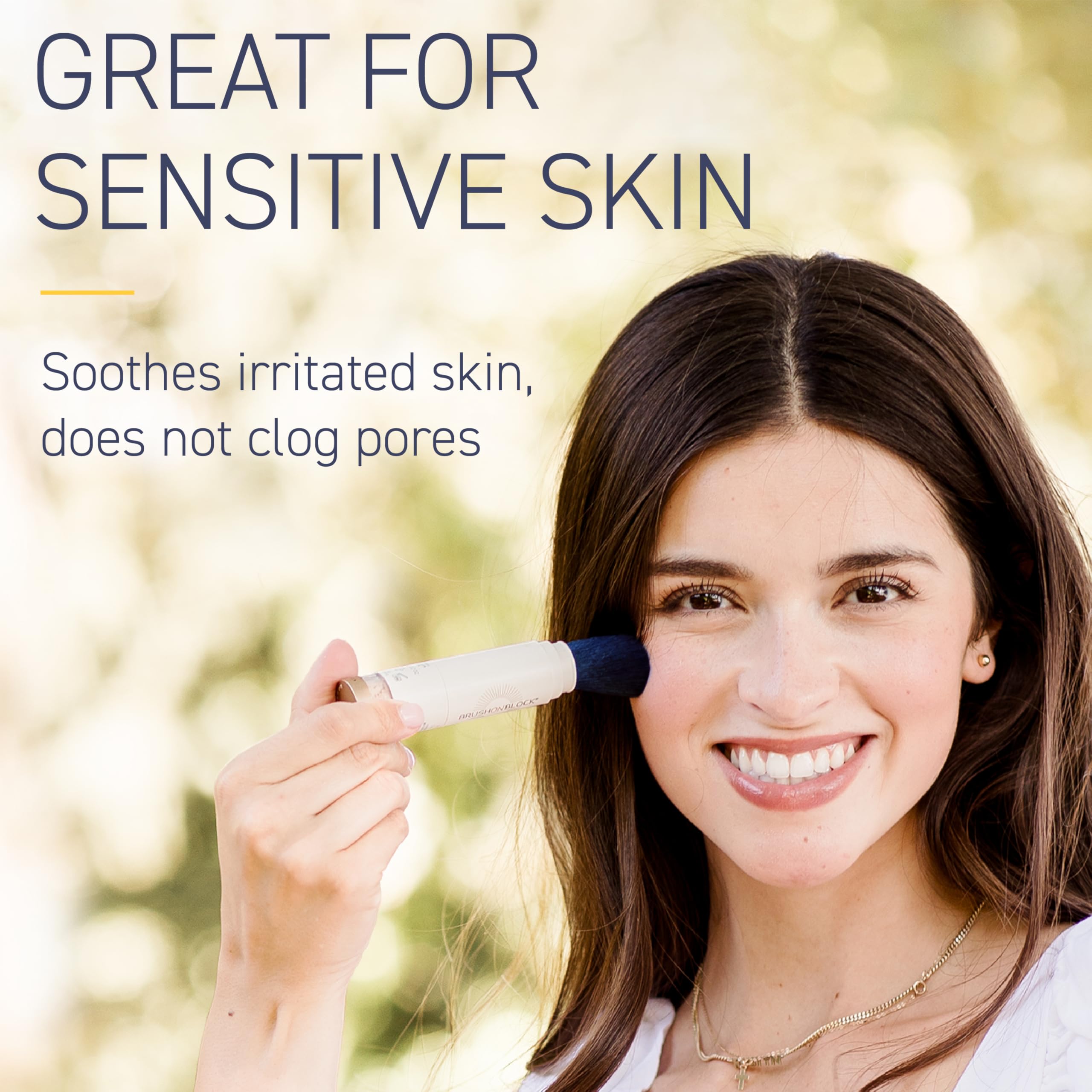 Water-resistant formula supports activities and light movement without heavy residue.
