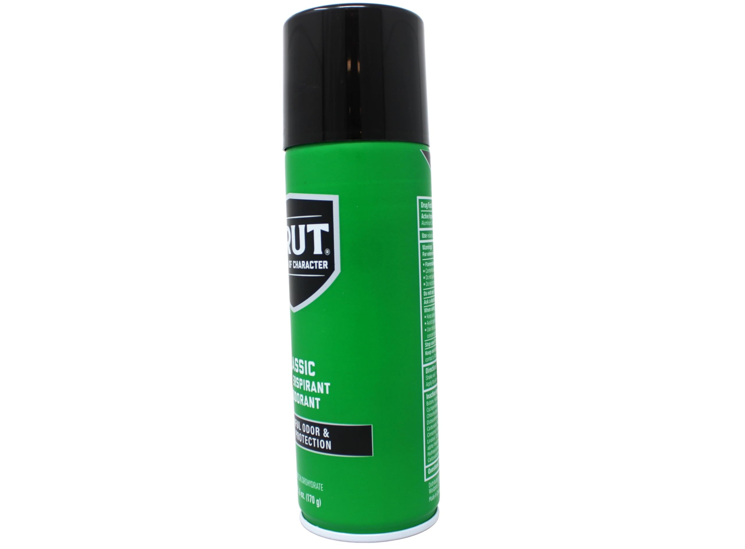 Brut deodorant spray offers reliable odor control during workouts
