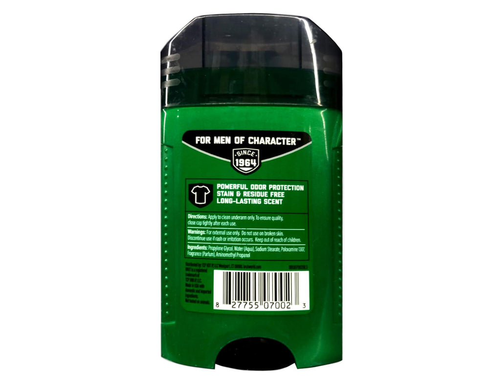 Brut Original Scent deodorant stick application shows easy daily use.