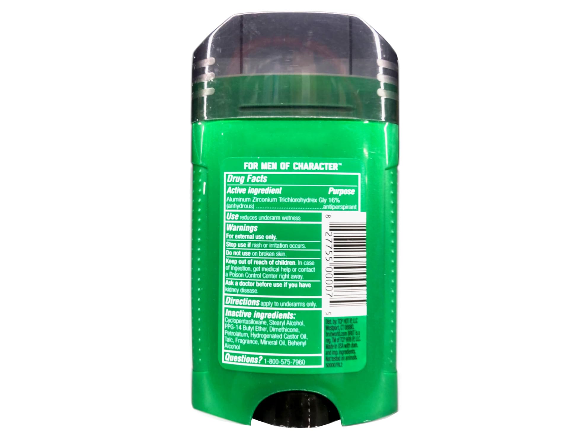 Brut Signature six-pack front view emphasizes value and extended wear.