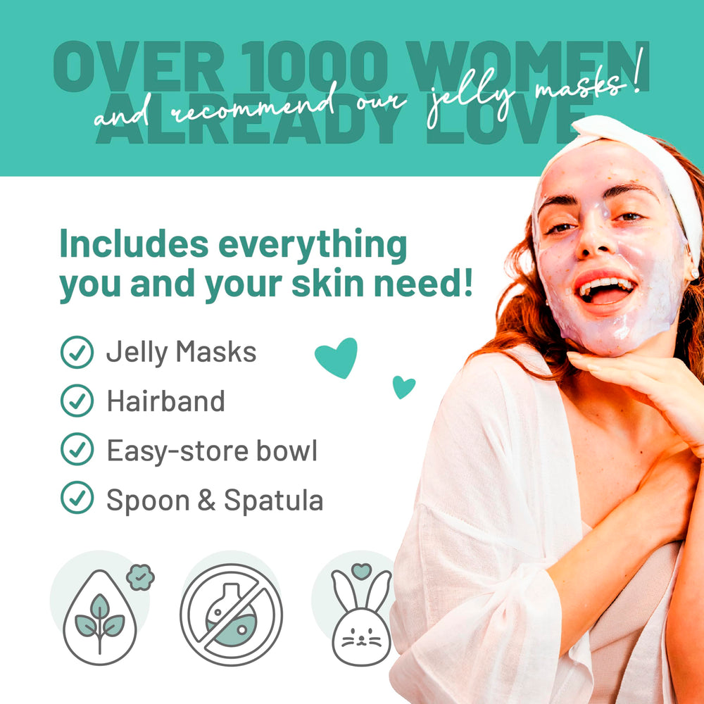 BRÜUN calendula sea mud jelly mask powder for soothing ritual.