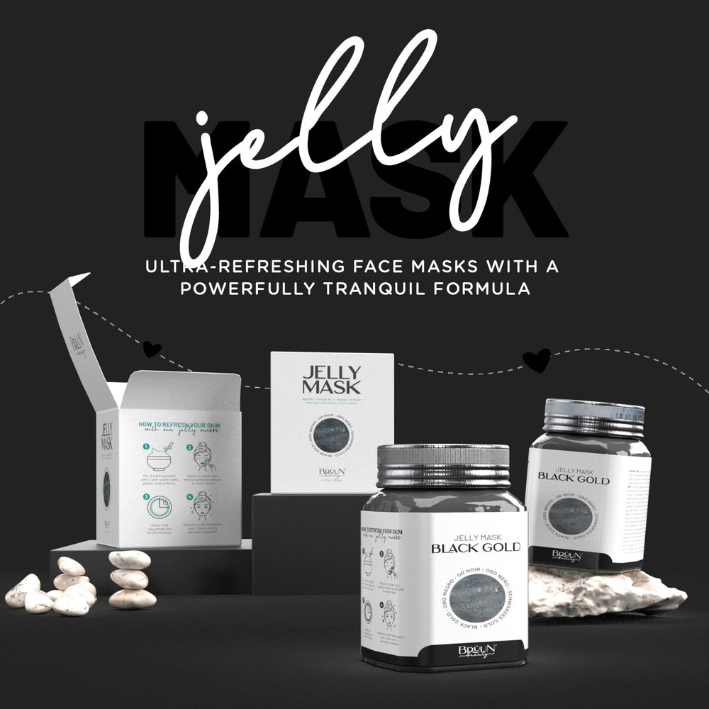 BRÜUN powder-to-jelly activation shows easy water mix and jelly texture