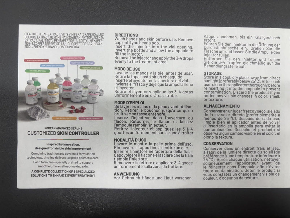 BRÜUN SC Control bottle side view indicating Korean-made cruelty-free product