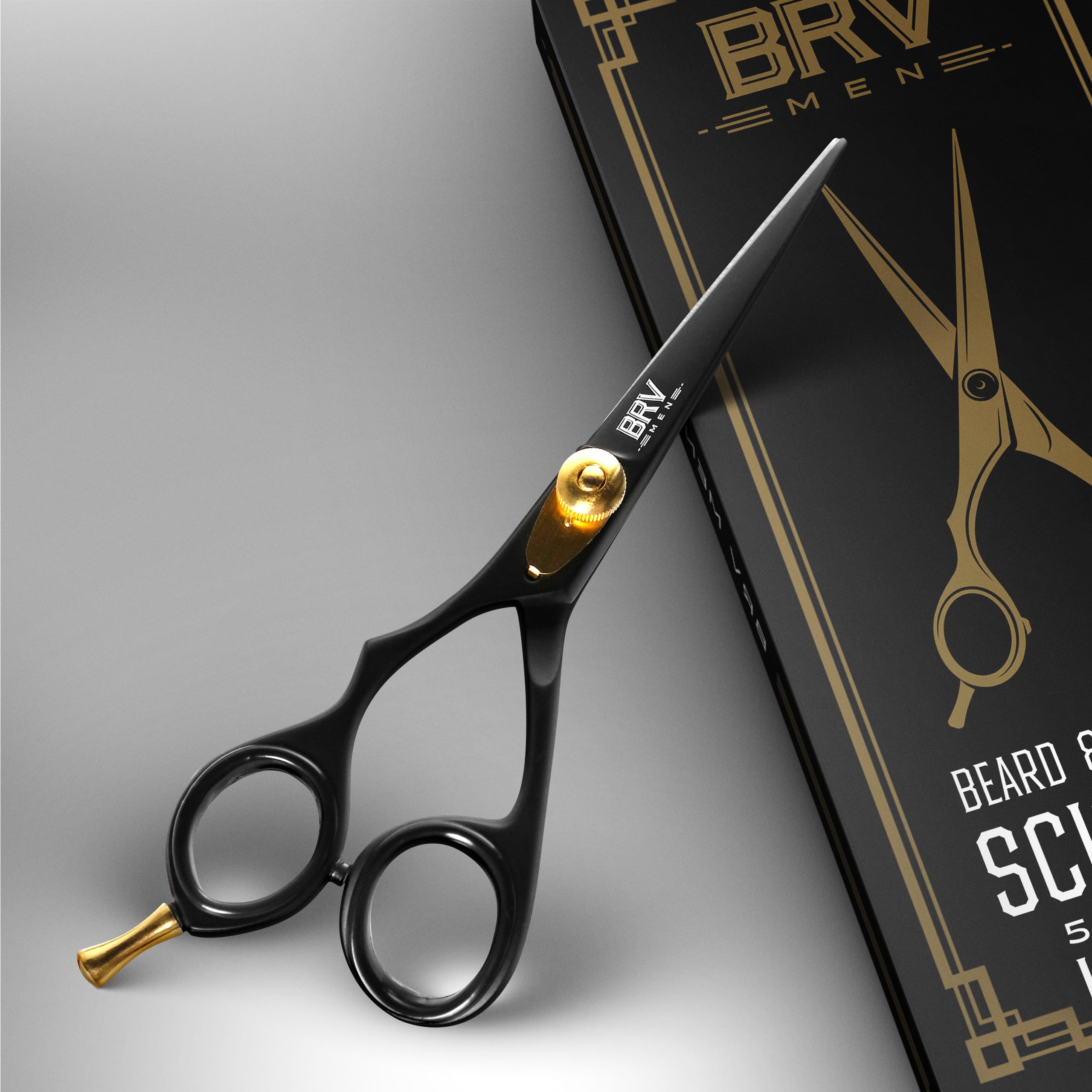BRV MEN ergonomic left-handed design reduces fatigue during trimming.
