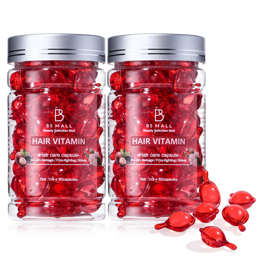 BS-MALL hair serum capsules with avocado for moisturized, frizz-controlled strands