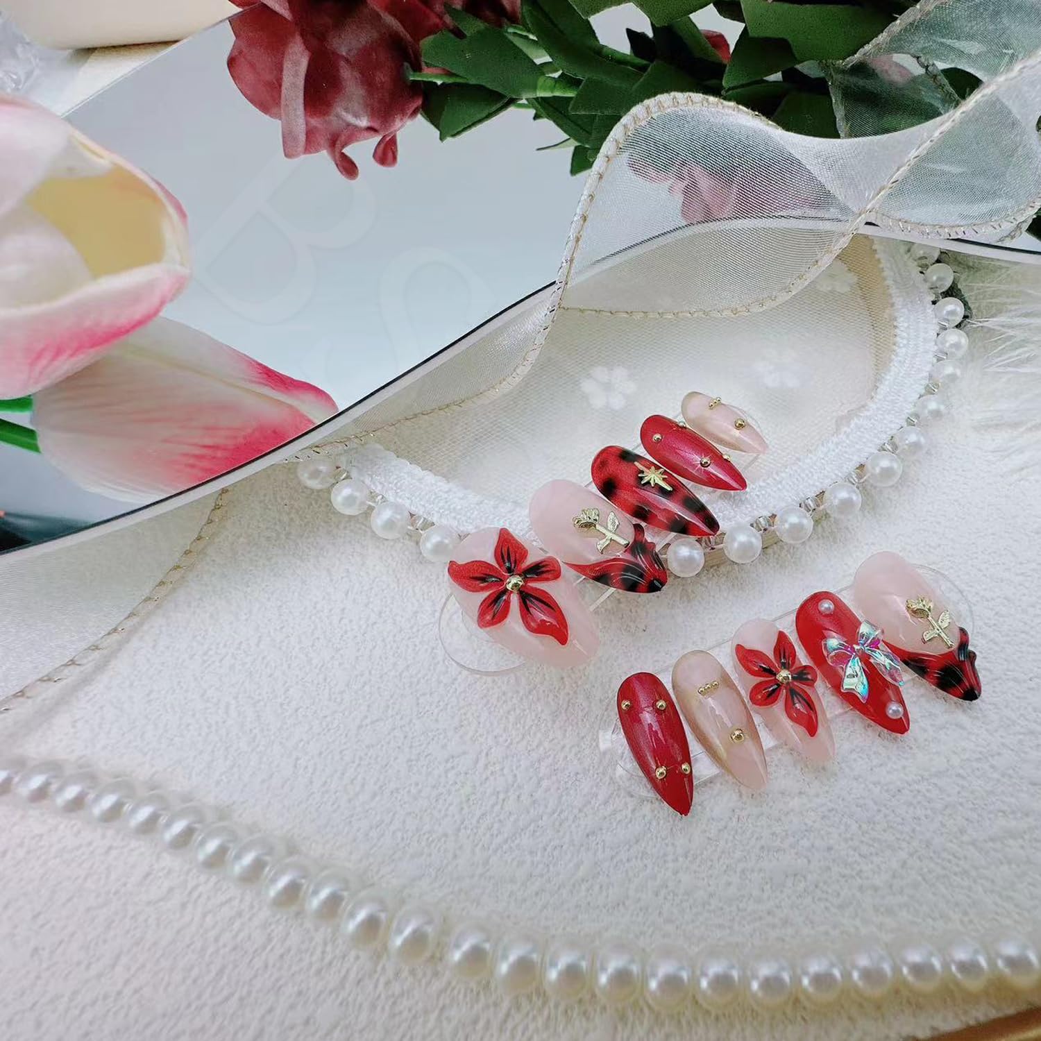 BSBTBZ cute-exquisite nail art set offers versatile styling for parties and daily outfits.