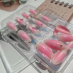 BSBTBZ glossy finish press-on nails for quick, salon-like styling at home