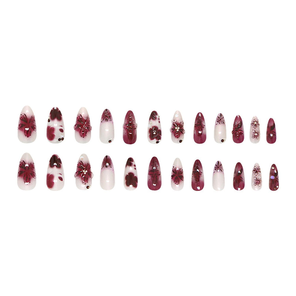 BSBTBZ glue-on nails kit with jelly glue for quick, mess-free application