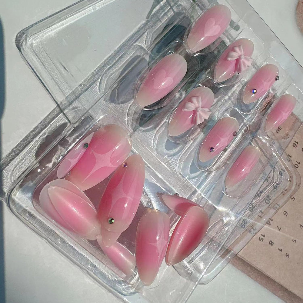 BSBTBZ nail file and jelly glue stickers included for easy reuse