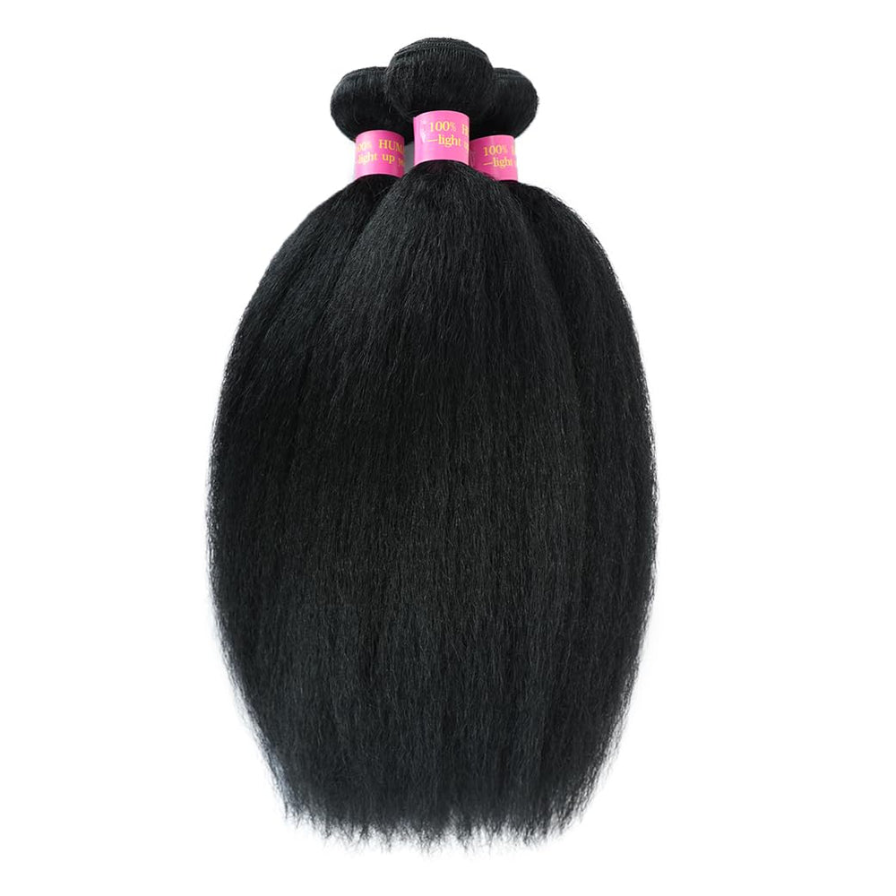 BSBU natural-black color swatch demonstrates dye-ready bundles for customization.