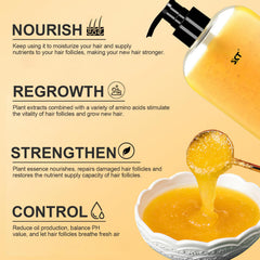 BSMAX Ginger Plant Extract Shampoo foam delivers rich lather and refreshed scalp