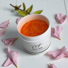 BT Body Spa vitamin C boost ingredients close-up brightening potential.