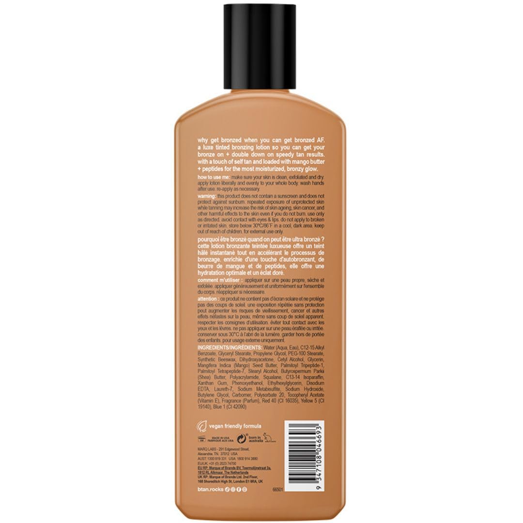 B.TAN Brown Intensifier Bronzing Lotion for deeper color