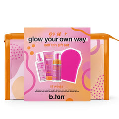 B.TAN Clear Self Tan Gel Travel Size Kit for on-the-go glow