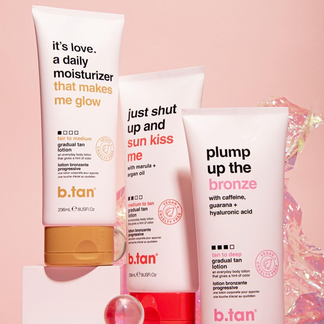 B.TAN even-coverage application captures smooth bronze finish.