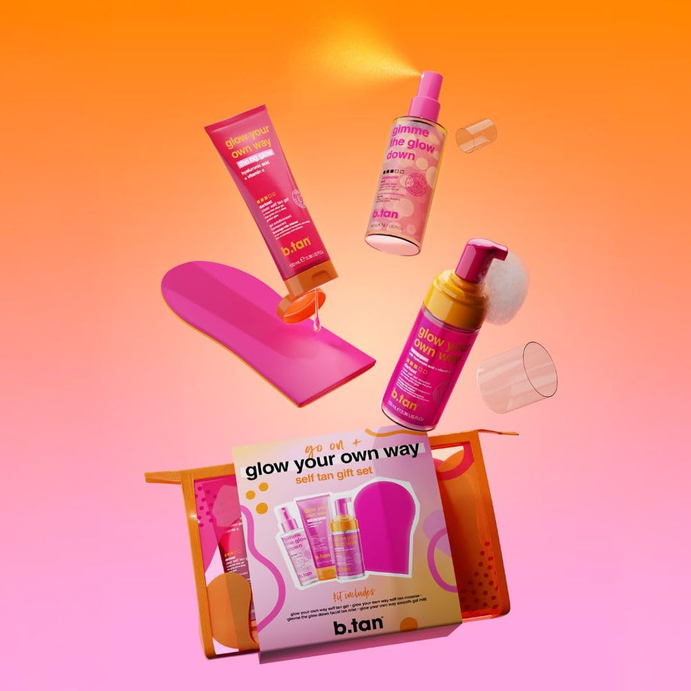 B.TAN Glow Getter Travel Bag keeps kit organized