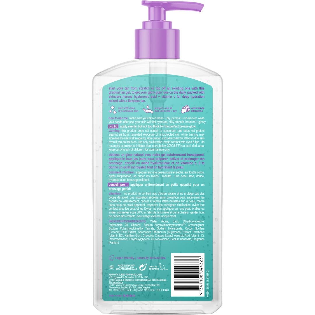 B.TAN pump close-up shows easy, mess-free application.