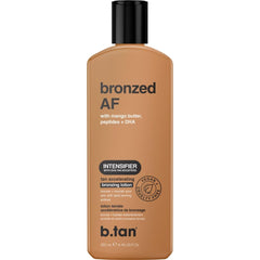 B.TAN Sun Tanning Lotion tinted for an instant bronze glow