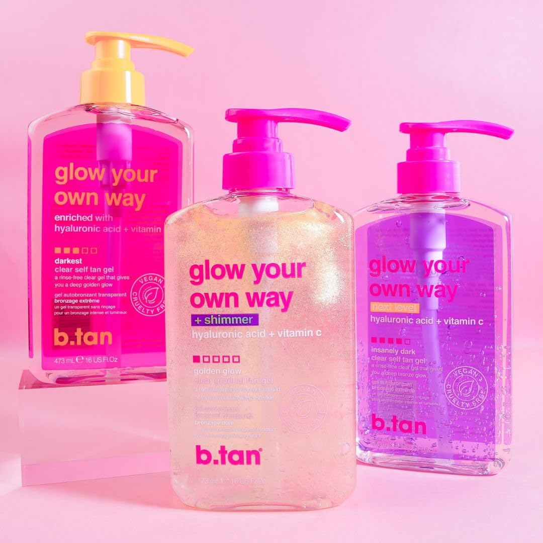 B.TAN USA-made label close-up signals quality ingredients.