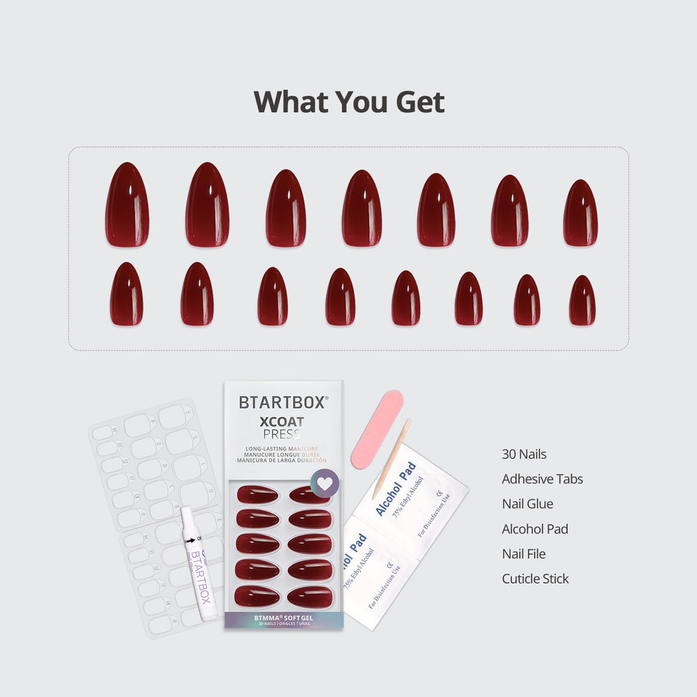 BTArtbox nails come in 15 sizes for a precise, comfortable fit.