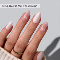 BTArtbox 32-nail all-in-one kit with glue and tabs for a complete DIY manicure