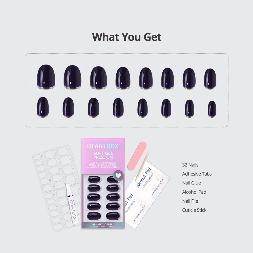 BTArtbox 32-nail kit in 16 sizes ensuring a precise fit