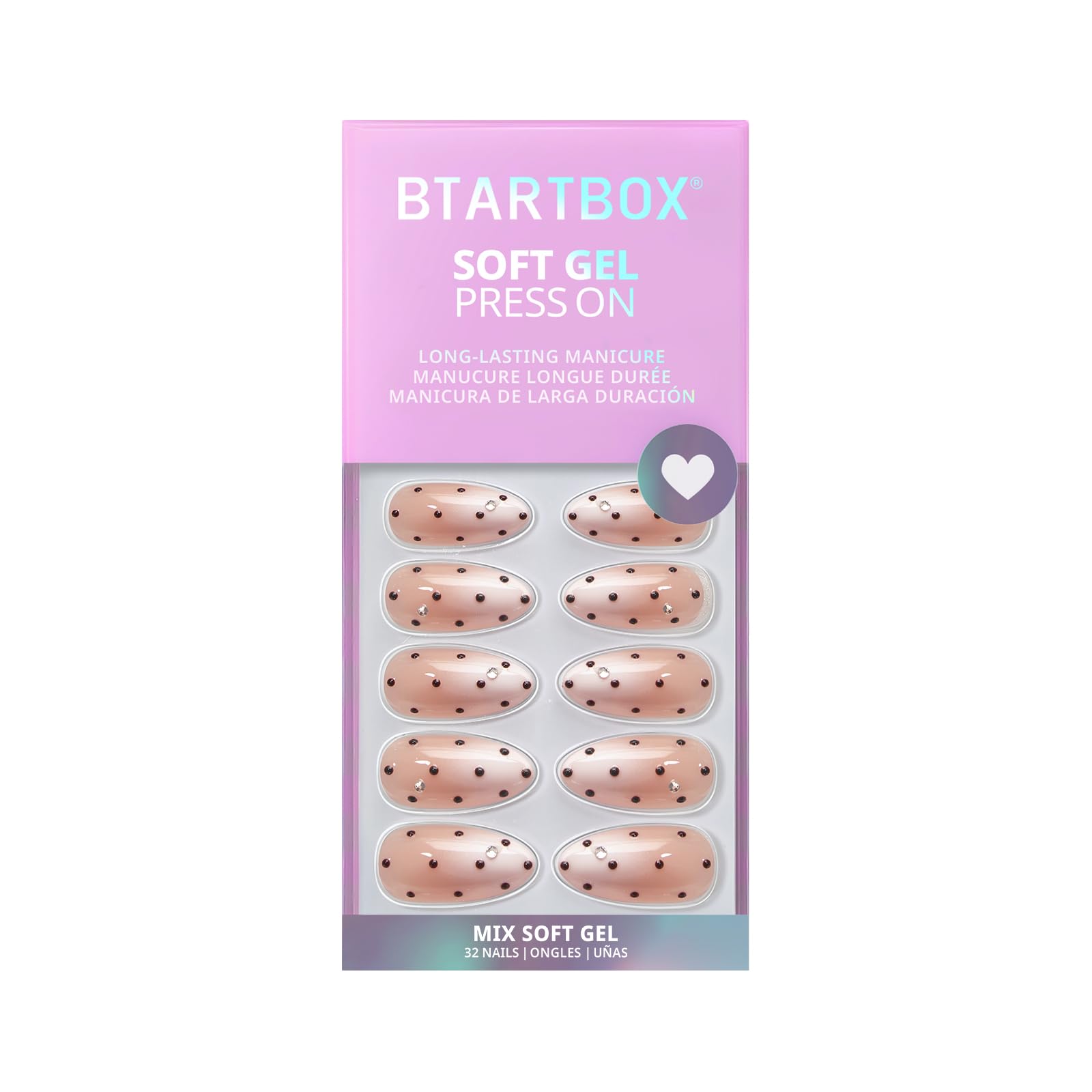 BTArtbox Almond Gala nails outdoors illustrating natural movement.