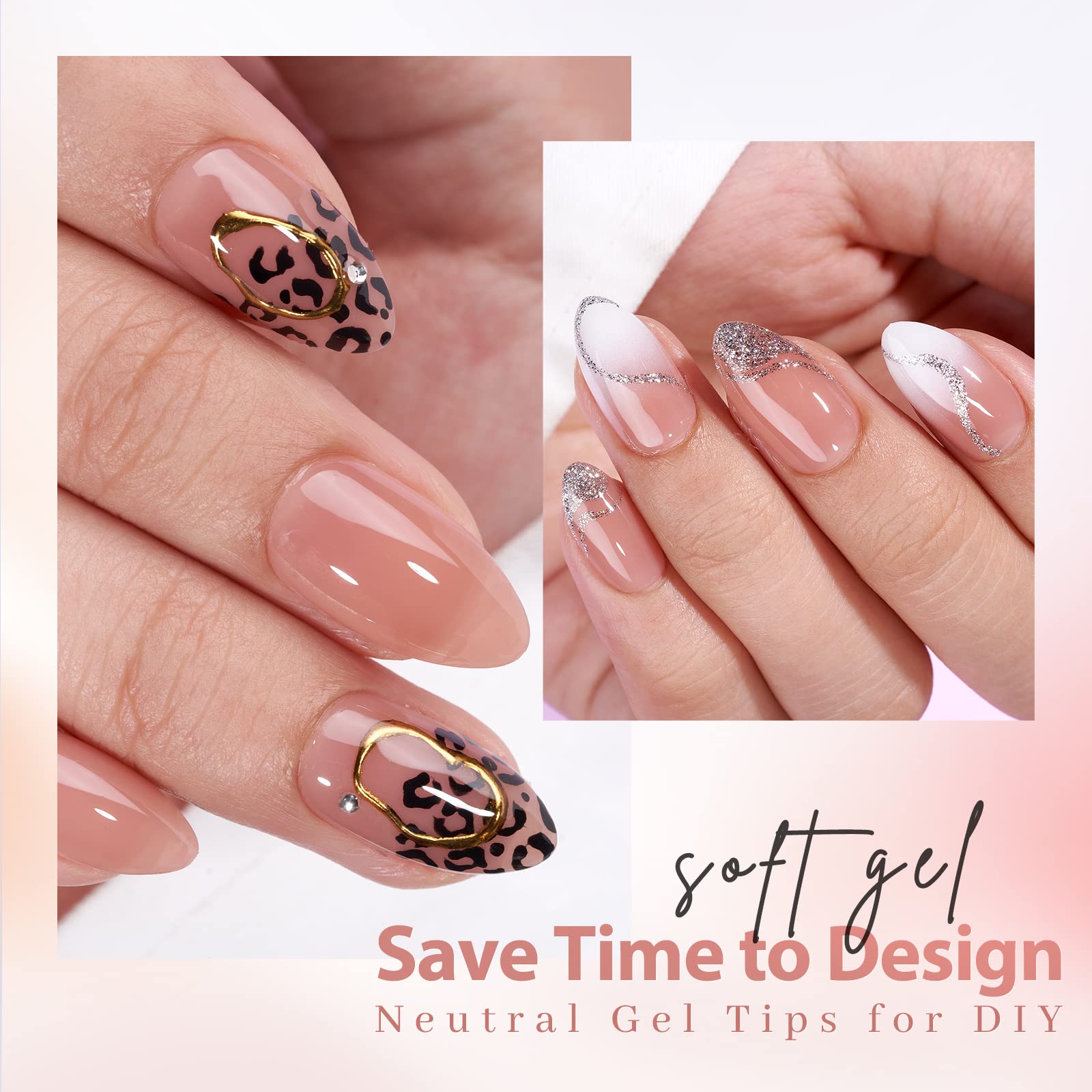 BTArtbox almond nails enable quick at-home DIY nail art.