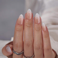 BTArtbox almond press-on nails packaging, compact for easy storage and travel.
