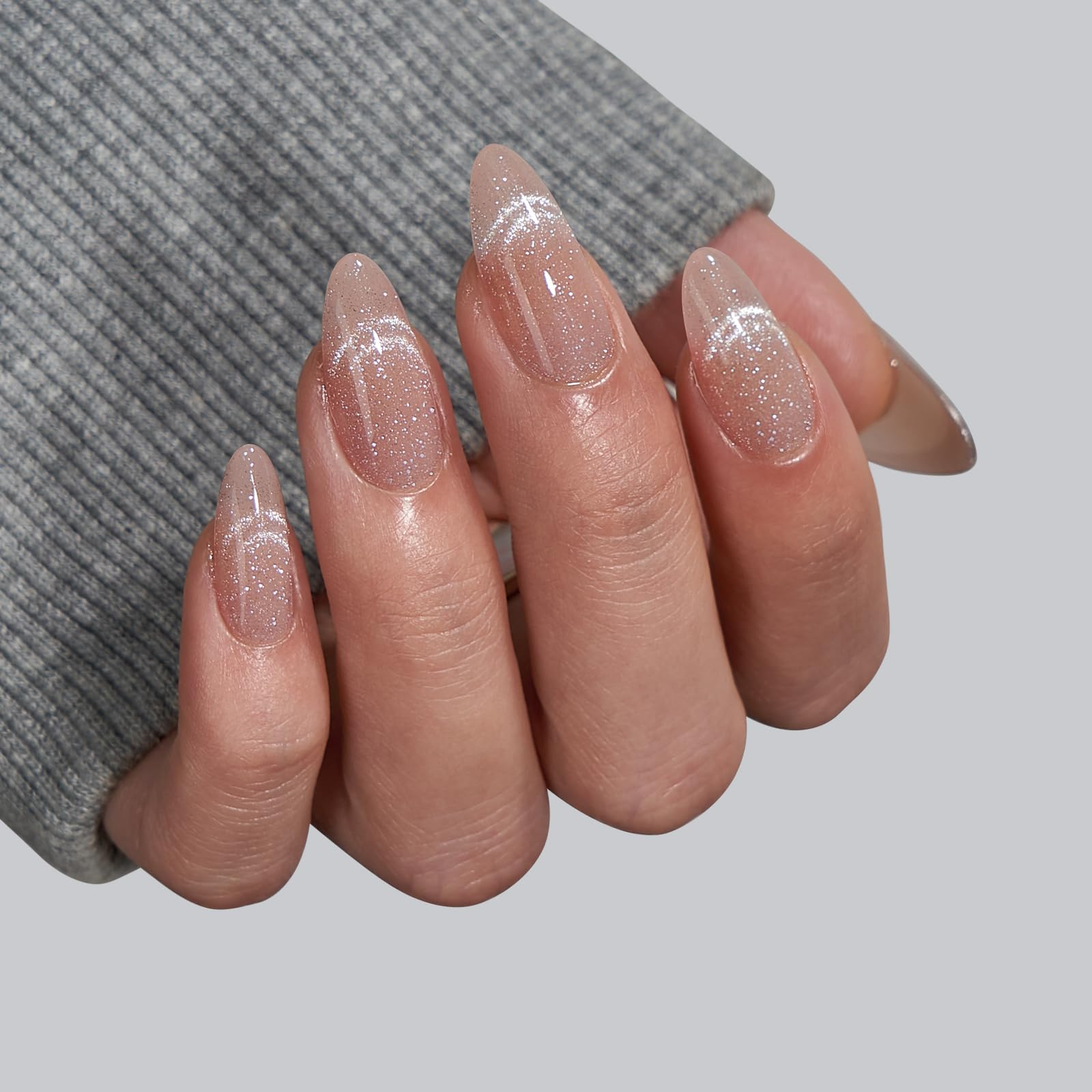 BTArtbox soft gel nails in BTMMA material close-up showing flexible texture