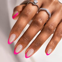 BTArtbox Berry French Almond Nails Kit for quick at-home manicures