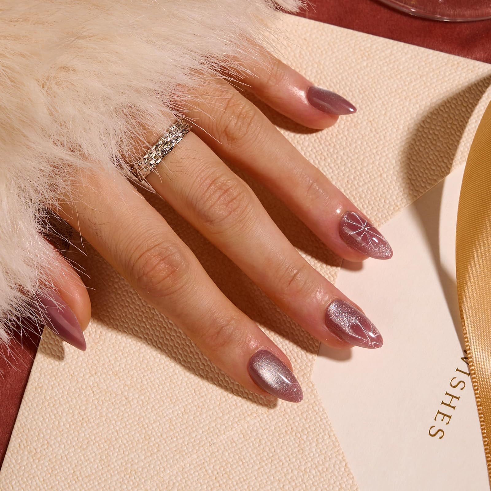 BTArtbox Berry Spark nails in 16 sizes for a precise, comfy fit