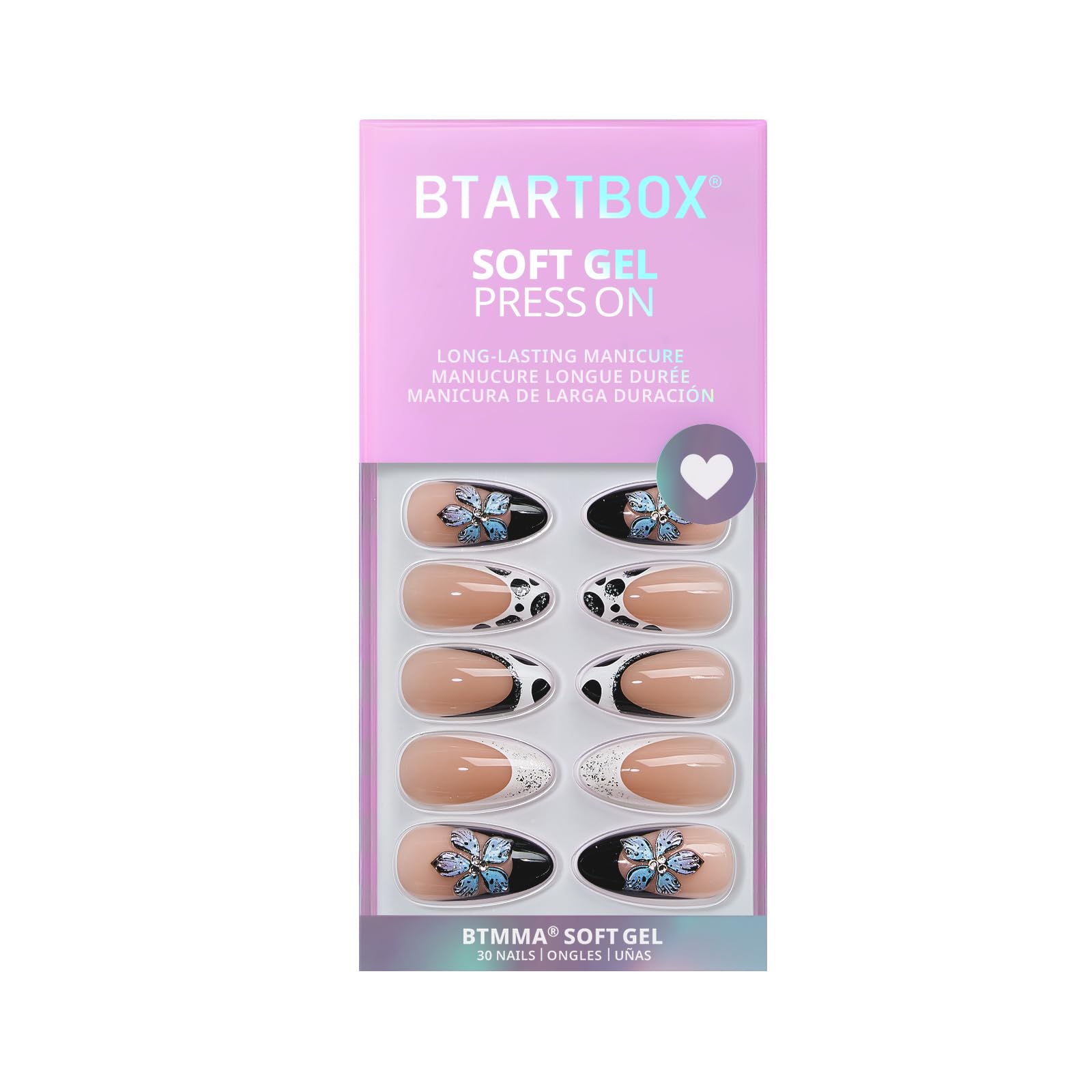 BTArtbox Bessie & Bestie glossy finish with top coat look.