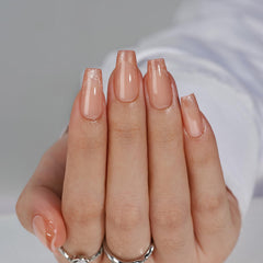 BTArtbox cat-eye nails with glitter gold dust for a statement shimmer.
