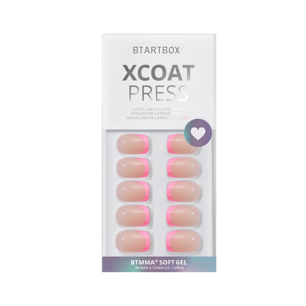 BTArtbox Dolce Pink nails ready for quick, stylish manicures.