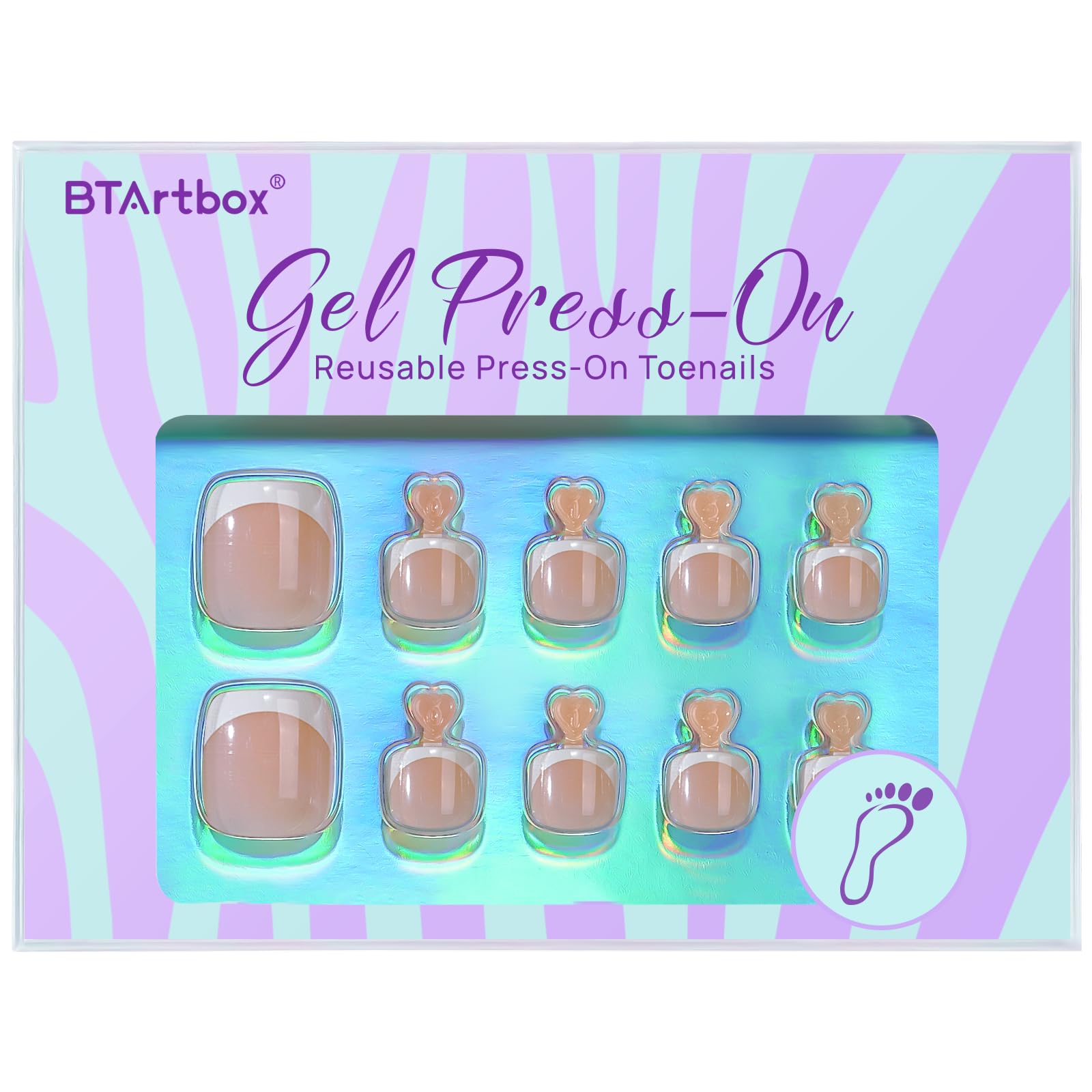 BTArtbox easy-application with glue-only option for quick changes.