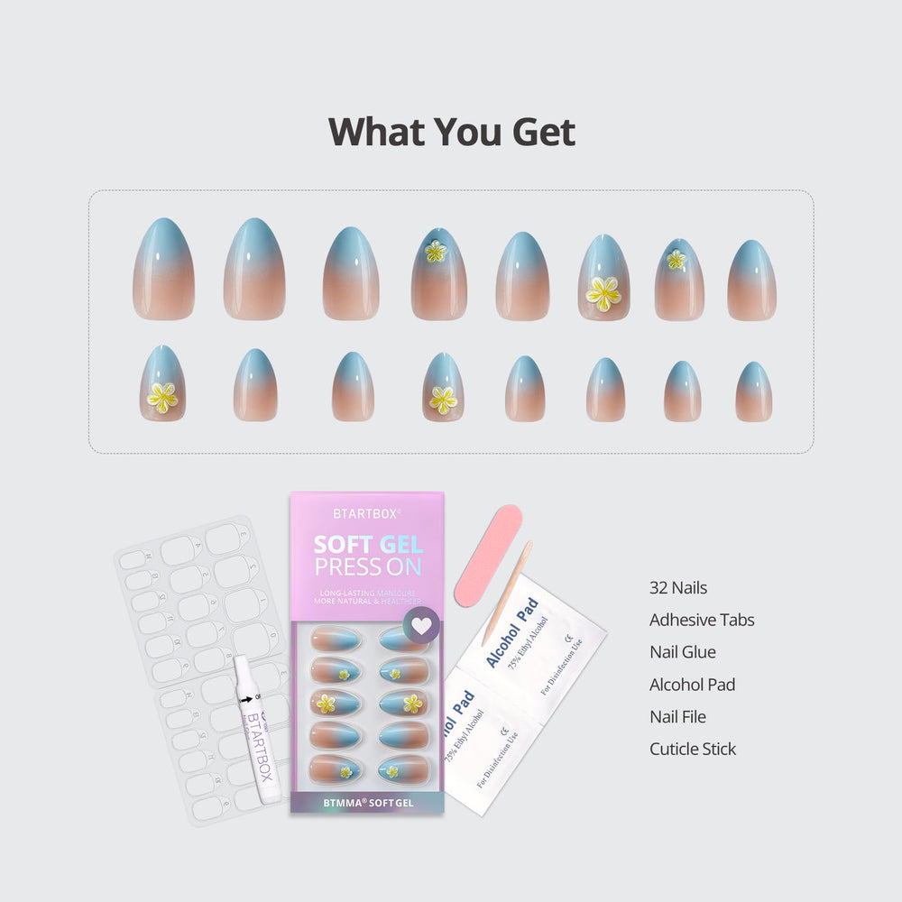 BTArtbox easy removal nails revealed after warm-water peel