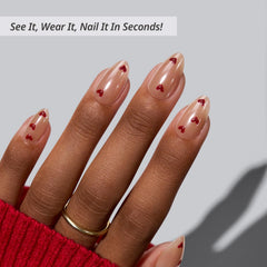 BTArtbox Feel My Love nails home application for quick, salon-free manicure.